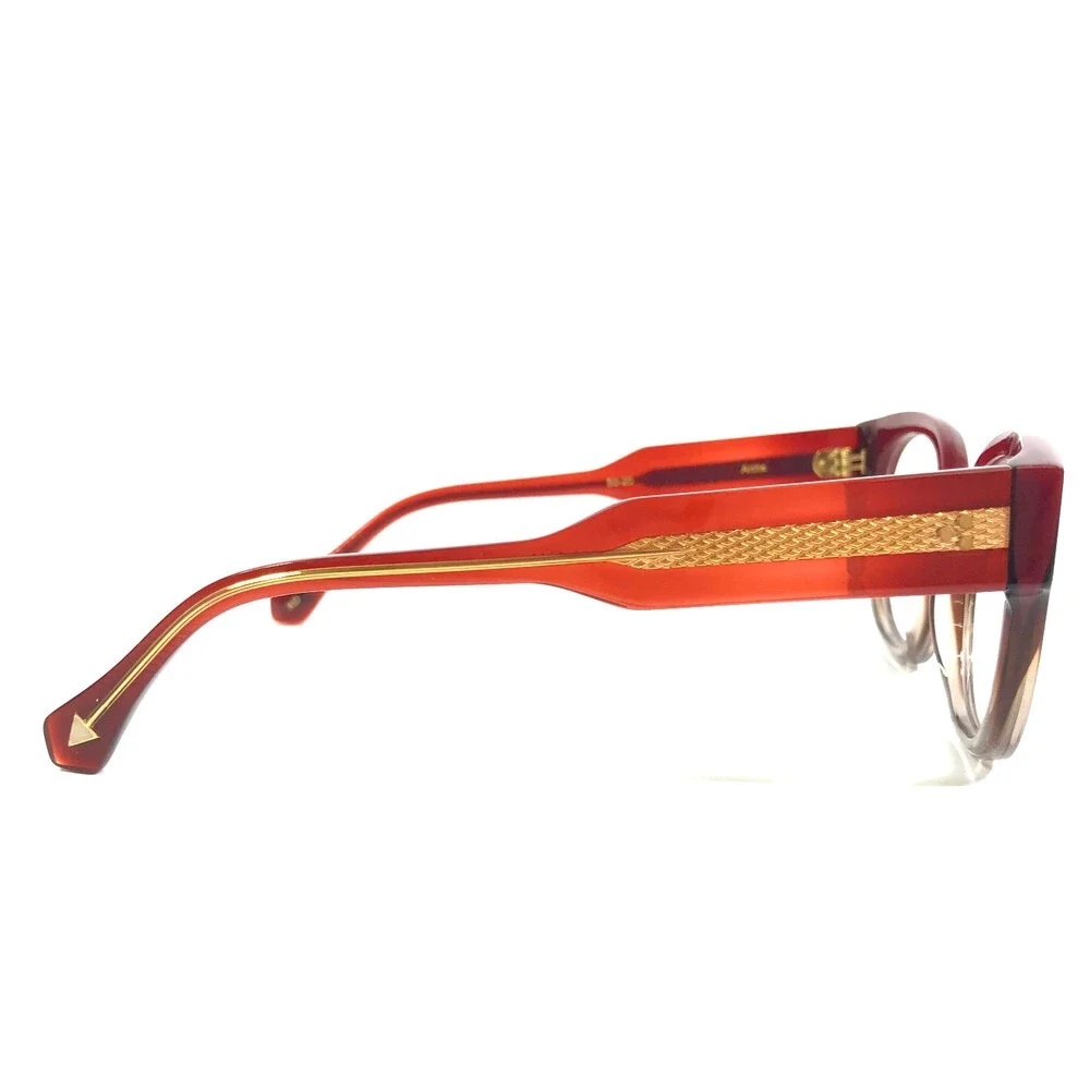 Alfred Kerbs Eyeglasses Frames ANITA RD Red Gradient Cat Eye Full Rim 50-20-140